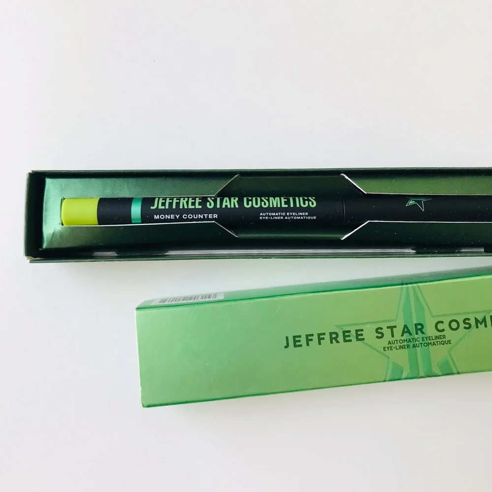 Jeffree Star Money Counter Eyeliner And Lash Star Visionary Eyelashes, NIB